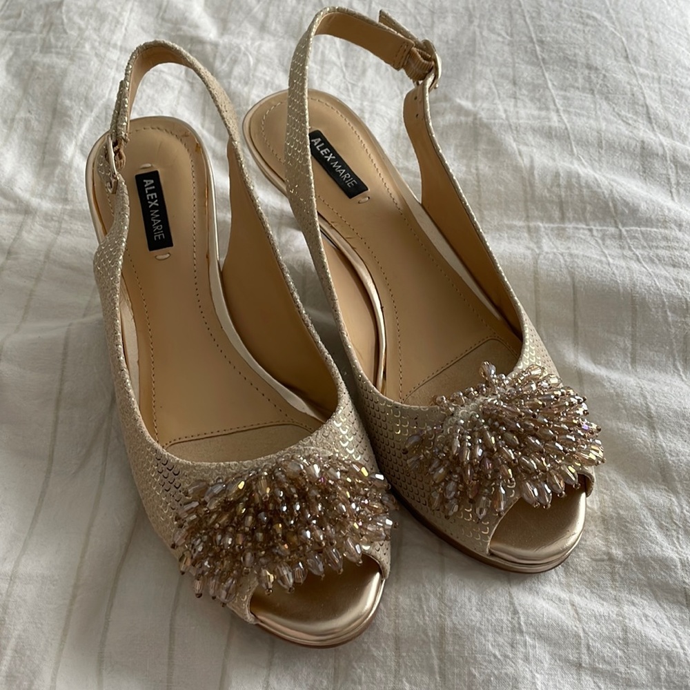 Alex Marie Golden Heels